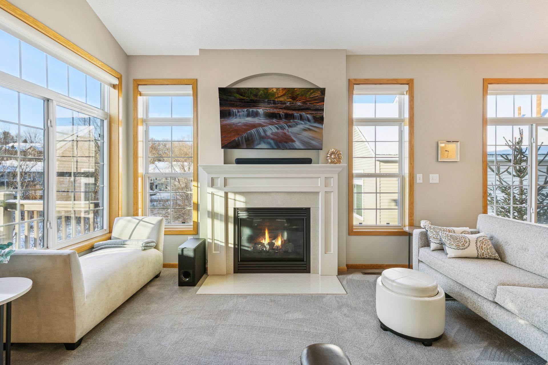 Fireplace Media Wall